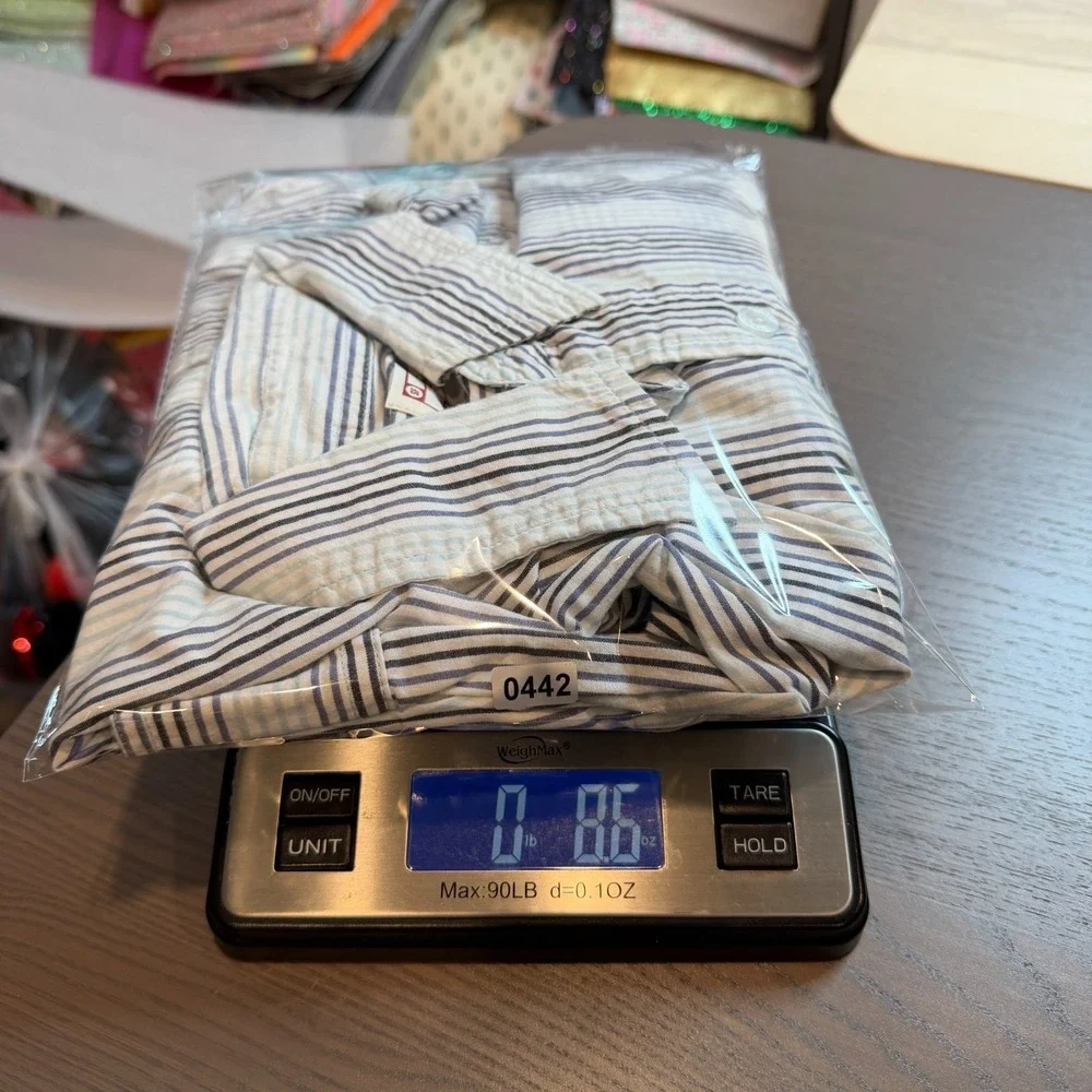 Levi Strauss‎ Signature Shirt Men L (42/44) Western Striped